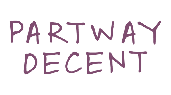 an image of the Partway Decent Productions logo text